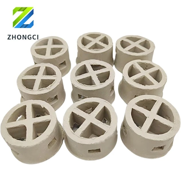 Ceramic Cascade Mini Ring Tower Packing